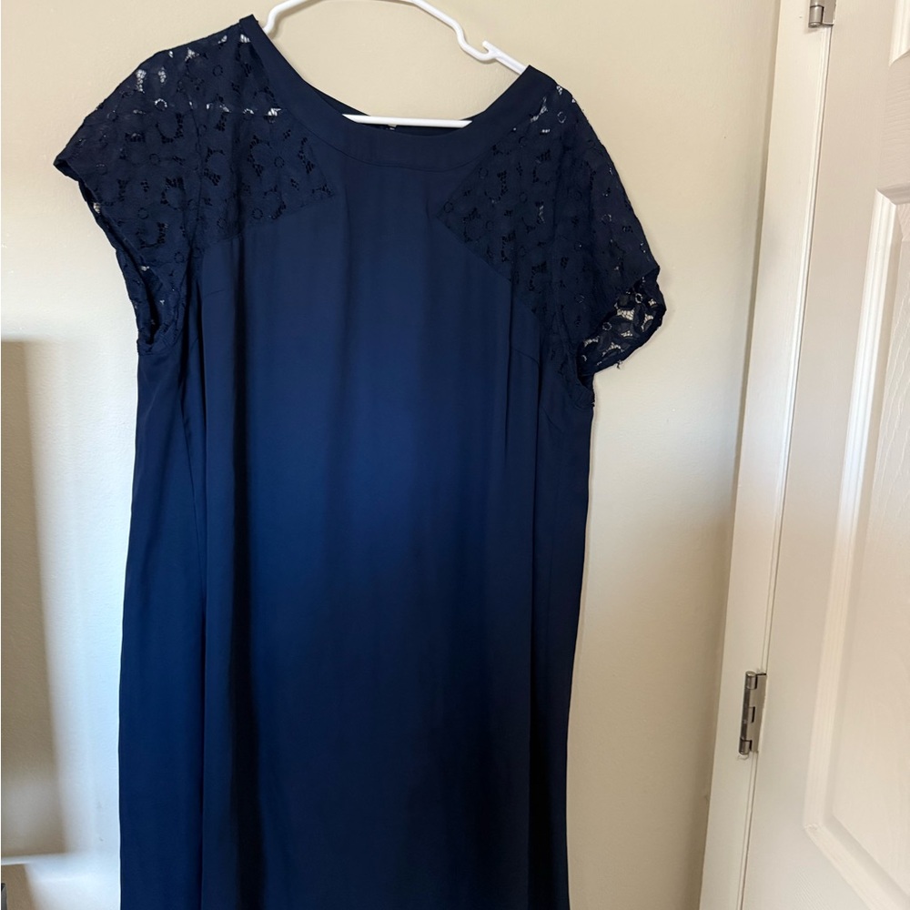 Torrid Navy Lace Mini Dress